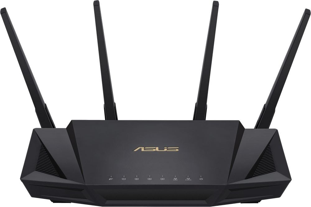 

Wi-Fi роутер ASUS RT-AX58U V2, 802.11a/b/g/n/ac/ax, 2.4 / 5 ГГц, до 3 Гбит/с, LAN 4x1 Гбит/с, WAN 1x1 Гбит/с, внешних антенн: 4, 1xUSB 3.0 (90IG06Q0-MO3B00), RT-AX58U V2