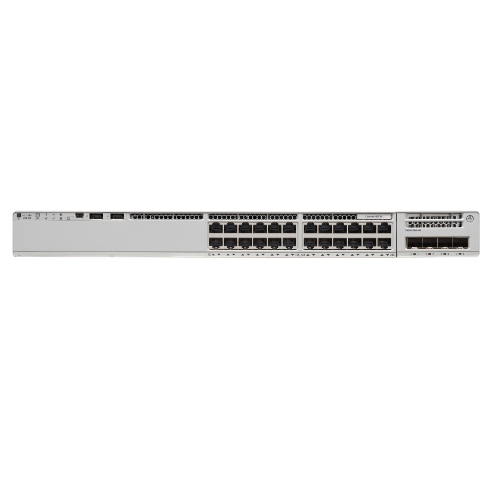 

Коммутатор Cisco Catalyst 9200L C9200L-24P-4G-E, управляемый, кол-во портов: 24x1 Гбит/с, кол-во SFP/uplink: SFP 4x1 Гбит/с, установка в стойку, PoE: 24x30Вт (макс. 740Вт) ( C9200L-24P-4G-E), C9200L-24P-4G-E