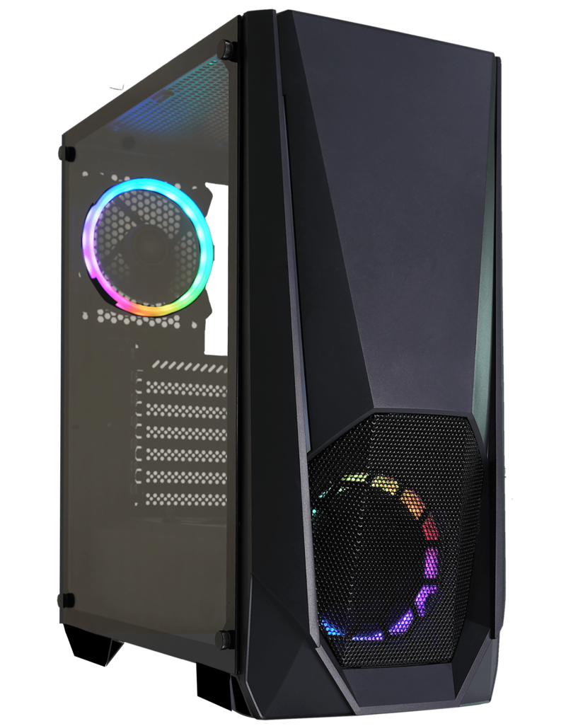 Корпус Xilence Xilent Blast XG141, ATX, Midi-Tower, 2xUSB 3.0, RGB подсветка, черный, без БП (XG141)