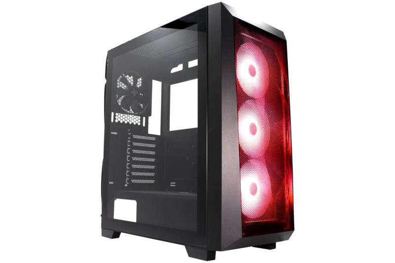 Корпус Xilence Xilent Breeze XG131, ATX, Midi-Tower, 2xUSB 3.0, RGB подсветка, черный, без БП (XG131)