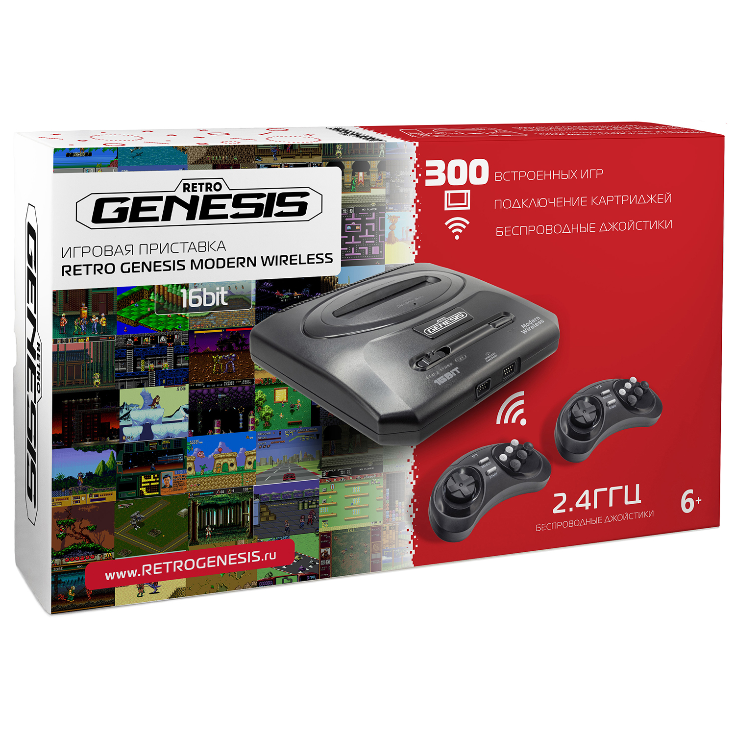 Игровая приставка SEGA Retro Genesis Modern Wireless, 1149360 купить по  цене 2300 руб в Барнауле в интернет-магазине e2e4