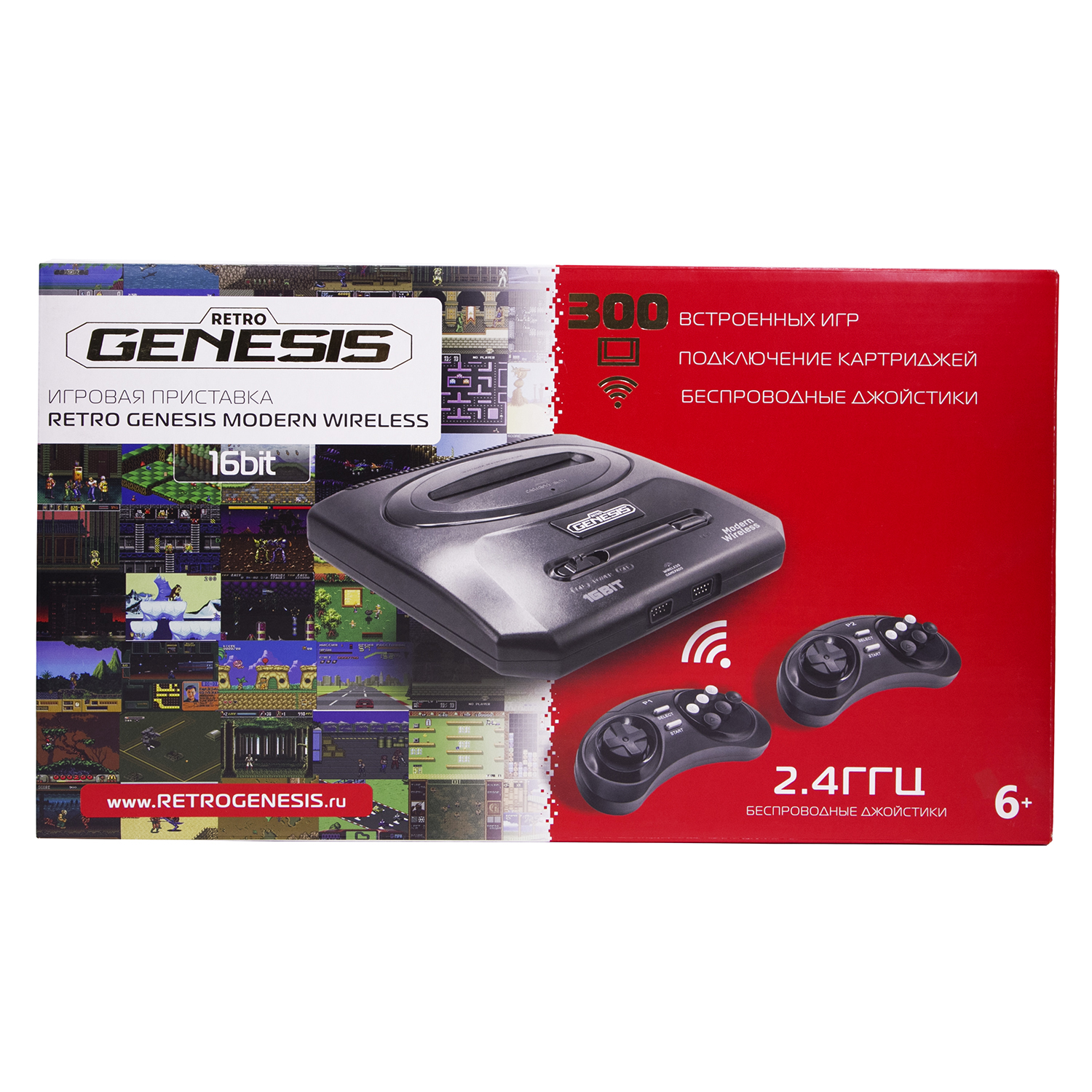 Игровая приставка SEGA Retro Genesis Modern Wireless, 1149360 купить по  цене 2300 руб в Барнауле в интернет-магазине e2e4