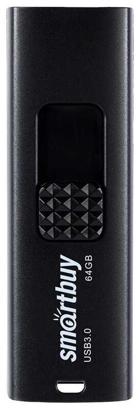 

Флешка 64Gb USB 3.0 SmartBuy Fashion, черный (SB064GB3FSK)