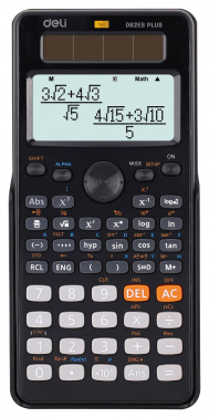 Калькулятор научный DELI ED82ES, 10+2-разрядный