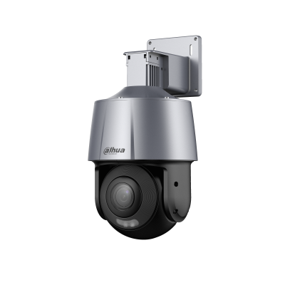 IP-камера DAHUA SD3A400-GN-A-PV 4мм, уличная, купольная, 4Мпикс, CMOS, до 2560x1440, до 30кадров/с, ИК подсветка 30м, POE, -30 °C/+60 °C, серебристый/черный (DH-SD3A400-GN-HI-A-PV), цвет серебристый/черный - фото 1