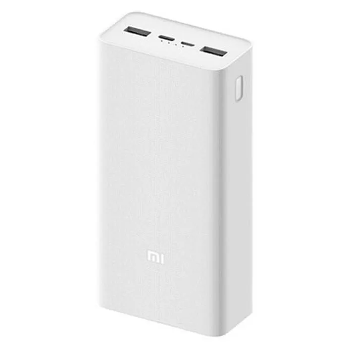 

Портативный аккумулятор (Powerbank) Xiaomi Mi Power Bank 3, 30000mAh, 3xUSB, 5A, Type-C, QC, белый (PB3018ZM), Mi Power Bank 3