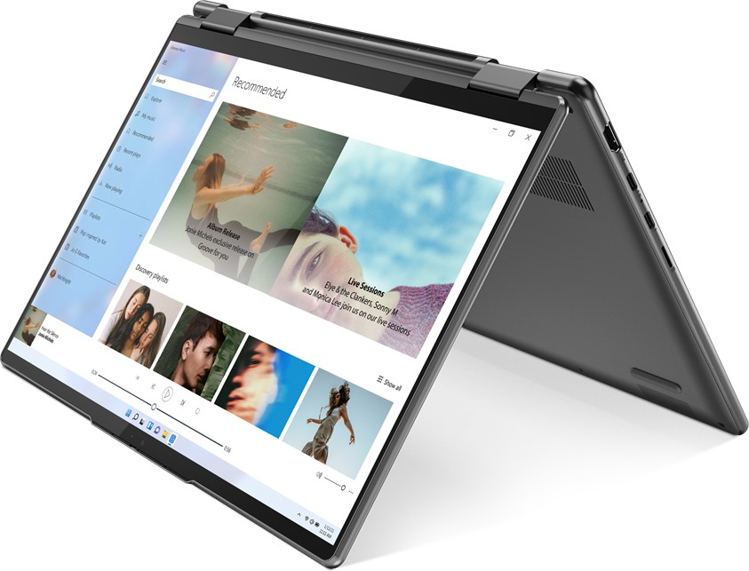

Ноутбук Lenovo Yoga 7 14IAL7 14" OLED 2880x1800 Touch, Intel Core i5 1240P 1.7GHz, 16Gb RAM, 512Gb SSD, W11, серый (82QE007RRU), 14IAL7