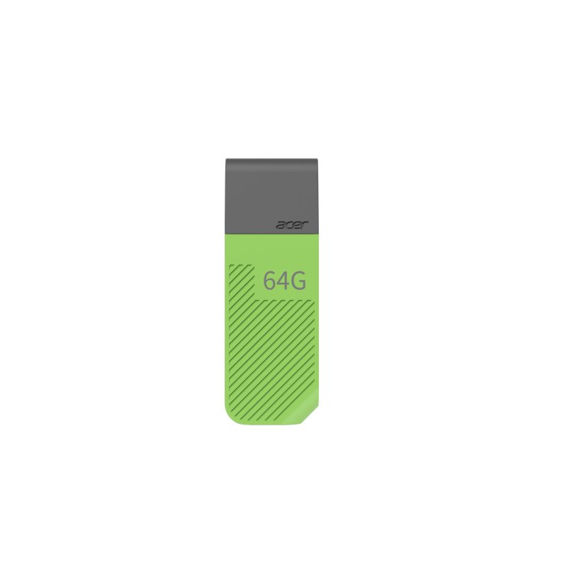 

Флешка 64Gb USB 2.0 Acer UP200 UP200-64G-GR, зеленый (BL.9BWWA.544), UP200-64G-GR