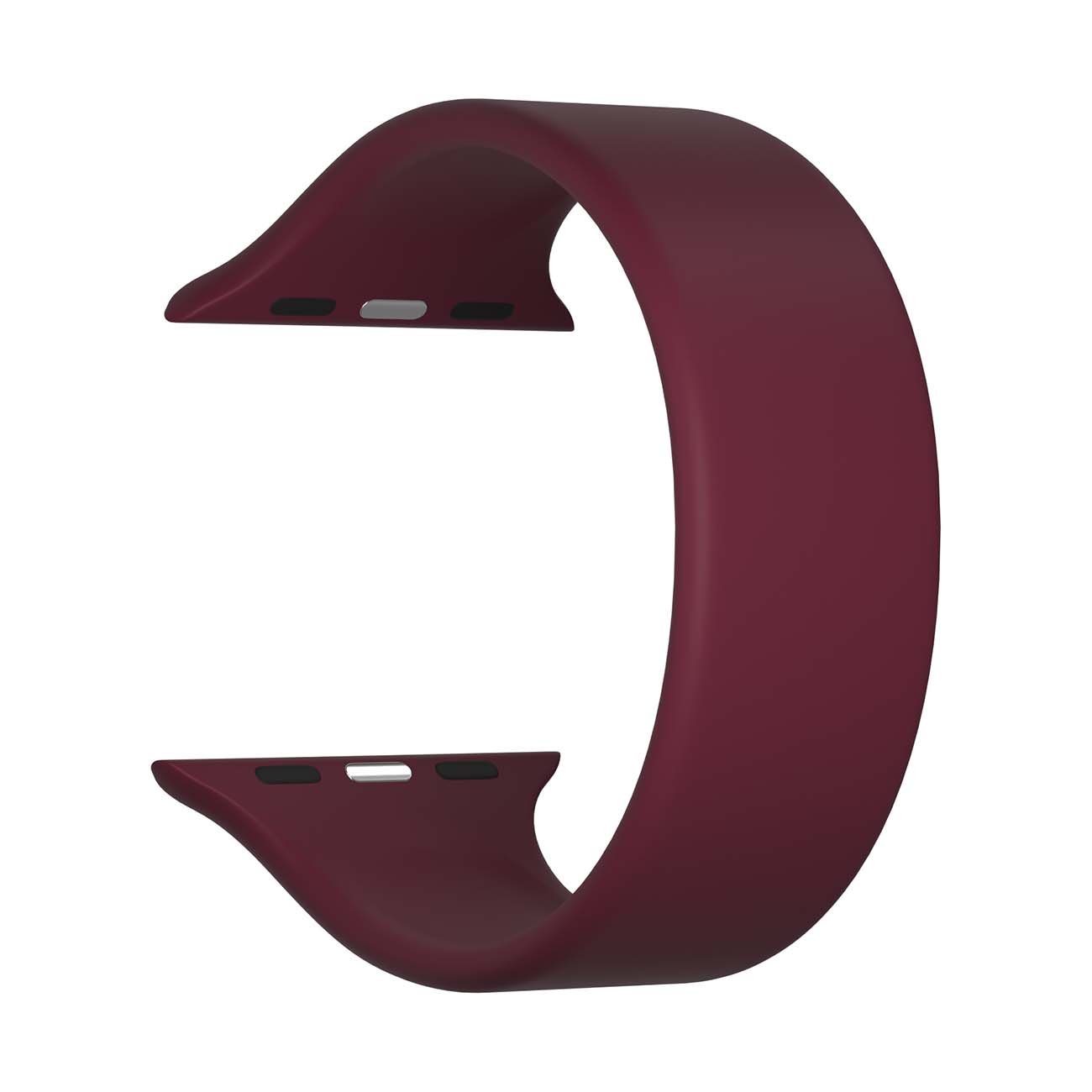 

Ремешок Lyambda Atria для Apple Watch, 42-44 мм, силикон, бордовый (DSJ-23-44-WR)