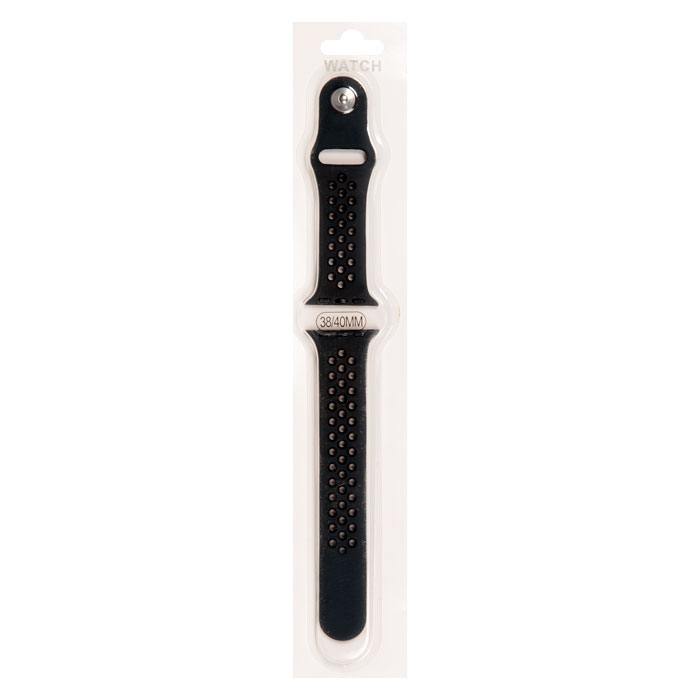 

Ремешок для Apple Watch, 38-40 мм, на кнопке, черный (2000000001623)