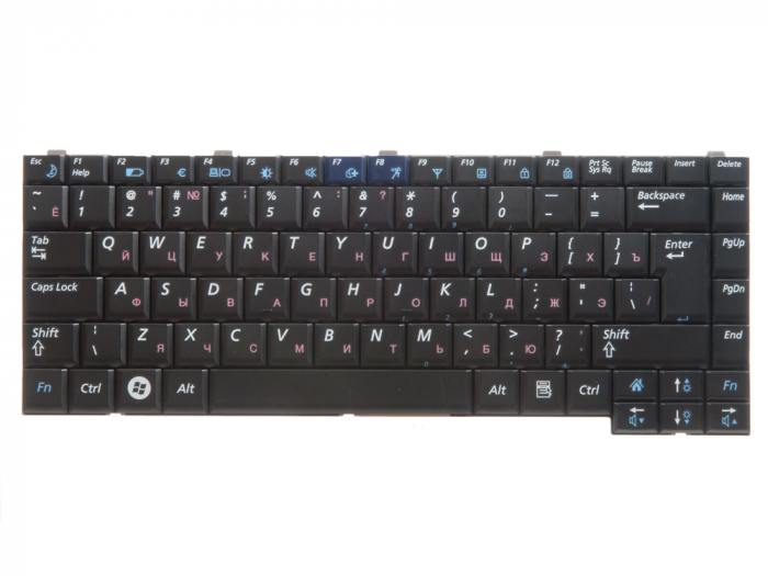 

Клавиатура для ноутбука Samsung P500, P510, P560, R58, R60, R60+, R70, R503, R505, R508, R509, R510, R560, X60, черный (36002), BA59-02295L