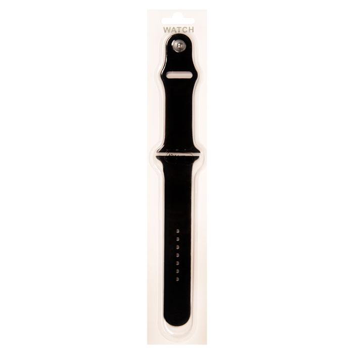 

Ремешок для Apple Watch, 42-44 мм, на кнопке, черный (2000000002637)