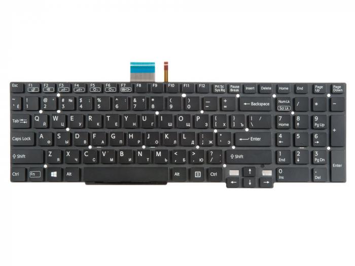 

Клавиатура для ноутбука Sony SVT15, SVT151A11L, SVT15115CXS, черный (515301), 147442211USX