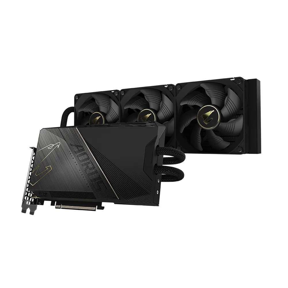 

Видеокарта GIGABYTE NVIDIA GeForce RTX 4090 AORUS XTREME WATERFORCE, 24Gb DDR6X, 384 бит, PCI-E, HDMI, 3DP, Retail (GV-N4090AORUSX W-24GD), AORUS XTREME WATERFORCE
