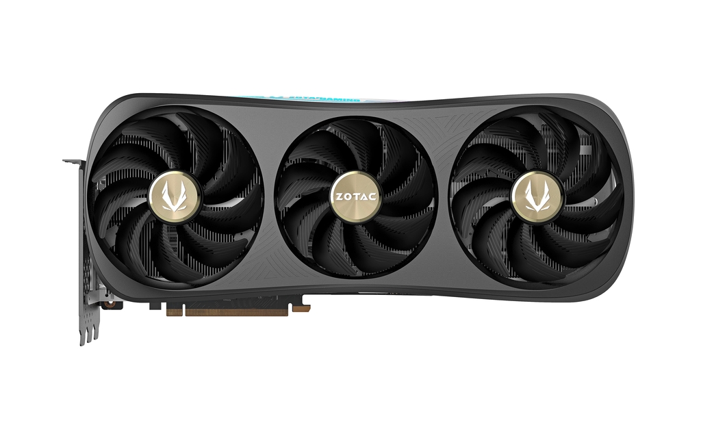 

Видеокарта ZOTAC NVIDIA GeForce RTX 4080 TRINITY, 16Gb DDR6X, 256 бит, PCI-E, HDMI, 3DP, Retail (ZT-D40810D-10P), TRINITY