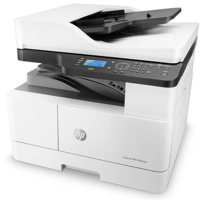 МФУ лазерный HP M443nda, A3, монохромный, 1200x1200 dpi, дуплекс, сетевой, USB (M443nda)