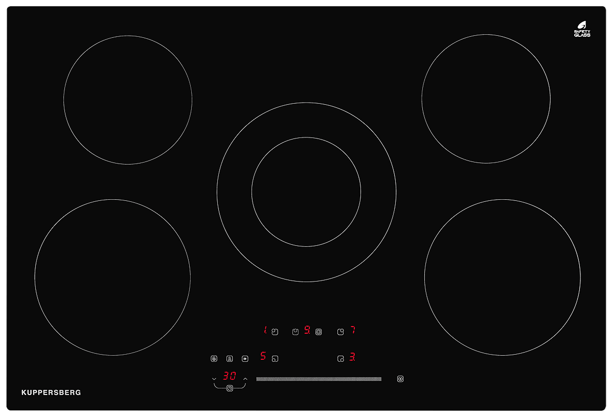 

Электрическая варочная панель Kuppersberg ECS 703 R, 5 конфорок, черный (ECS 703 R), Черная, ECS 703 R