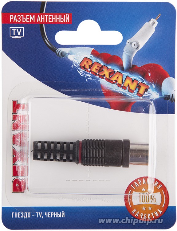 

Коннектор TV(F) прямой, 1 шт. Rexant (06-0011-A)