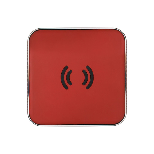 Беспроводное зарядное устройство Rombica NEO Energy Red, 10 Вт, 1.5А, красный (NQ-00240)