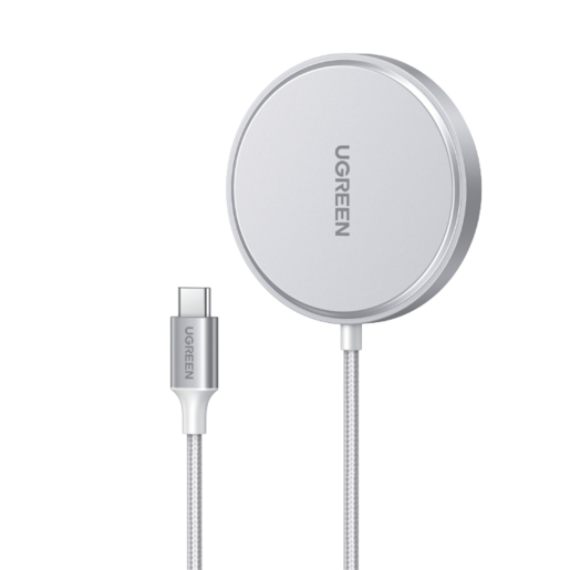 

Беспроводное зарядное устройство UGREEN CD284, 15 Вт, 1.8А, для устройств iOS, белый (80661), CD284