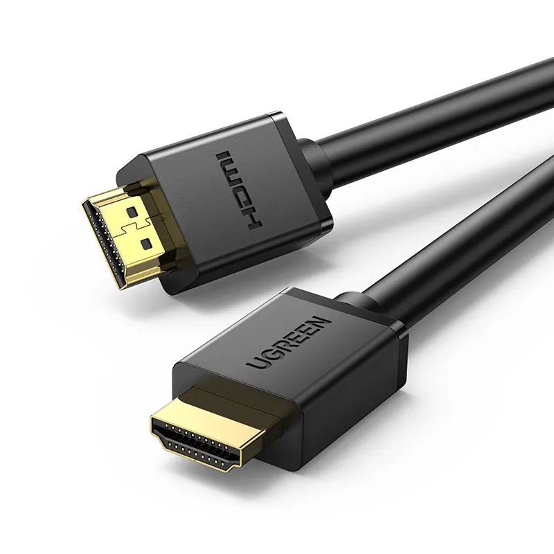 

Кабель HDMI(19M)-HDMI(19M) v2.0 4K, экранированный, 10 м, черный UGREEN HD104 (10110), HD104