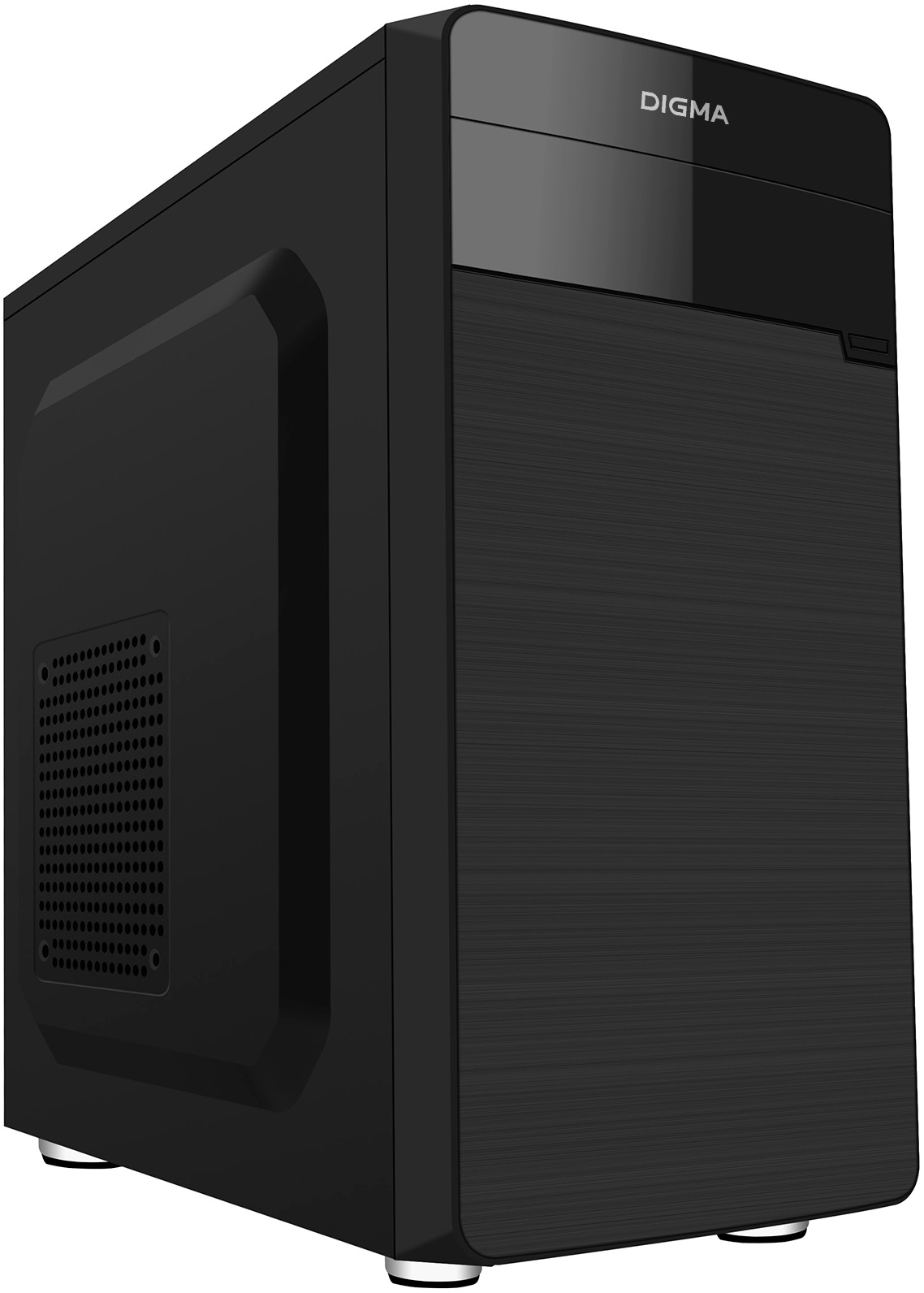 Корпус Digma DC-MATX104-U2 mATX Mini-Tower черный без БП DC-MATX104-U2 205000₽