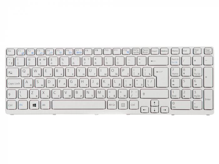 

Клавиатура для ноутбука Sony Vaio SVE1711, SVE1711Z1R, SVE1711V1R, SVE1711S9R, SVE1711T1R, SVE1711Q1R, SVE1711G1R, SVE1711G1RW, SVE1711Q1RW, SVE171E11V, белый (800900), 149028851