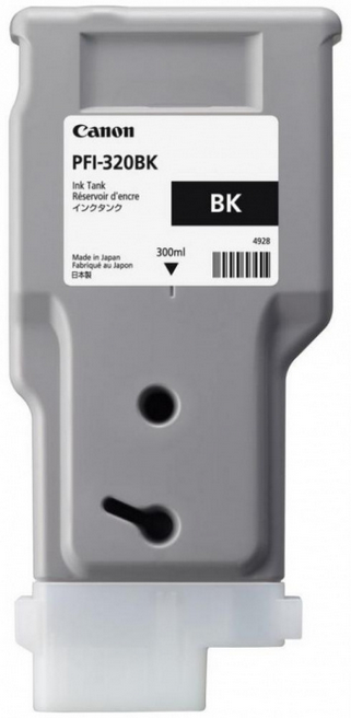 

Картридж струйный Canon PFI-320BK (2890C003), черный, оригинальный, объем 300мл для imagePROGRAF TM-200, TM-205, TM-300, TM-305, PFI-320BK