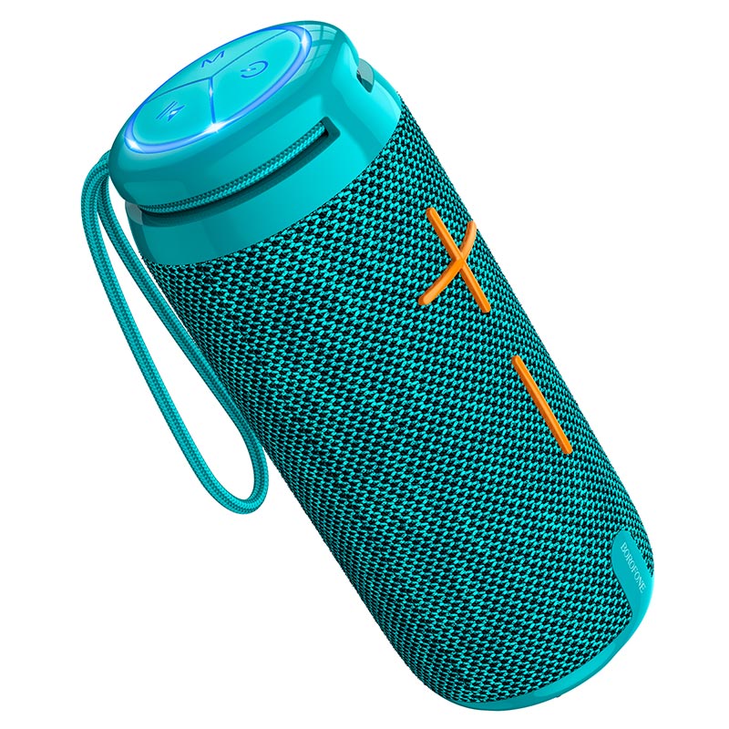 

Портативная акустика Borofone BR24 Fashion, 10 Вт, FM, AUX, USB, microSD, Bluetooth, подсветка, голубой (6974443386714), BR24 Fashion