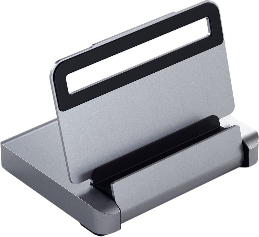 

Док-станция Satechi Aluminum Stand Hub для Apple iPad Pro, 1xUSB 3.0, USB Type-C, HDMI, SD, micro-SD, 3.5mm Audio jack, серый (ST-TCSHIPM), Aluminum Stand Hub