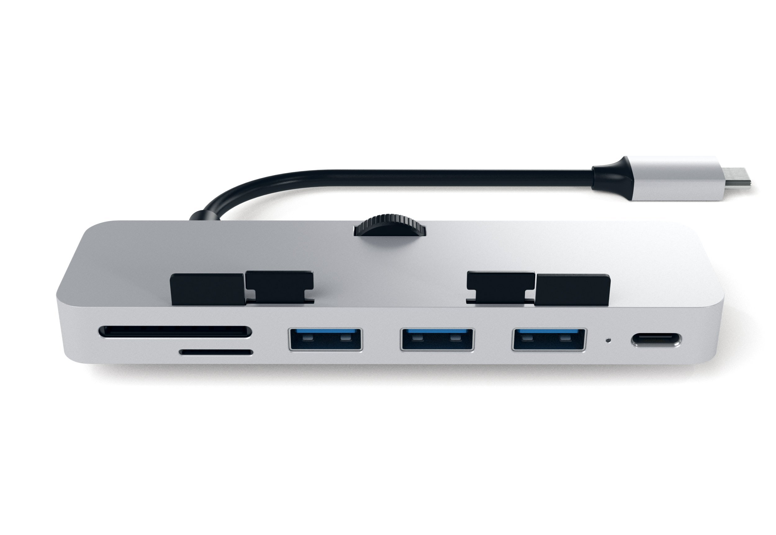 

Док-станция Satechi Aluminum Type-C Clamp Hub Pro, 3xUSB 3.0, USB Type-C, SD, micro-SD для iMac 2017 и старше, серебристый (ST-TCIMHS), Aluminum Type-C Clamp Hub Pro