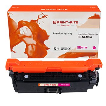 

Картридж лазерный Print-Rite PR-CE403A (№507A/CE403A), пурпурный, 6000 страниц, совместимый для CLJ M551