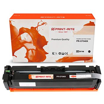 

Картридж лазерный Print-Rite PR-CF540X (№203X/CF540X), черный, 3200 страниц, совместимый для LJ M254dw/M280nw/M281fdn