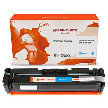 

Картридж лазерный Print-Rite PR-CF541X (№203X/CF541X), голубой, 2500 страниц, совместимый для LJ M254dw/M280nw/M281fdn