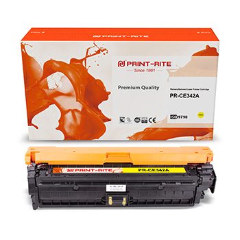 

Картридж лазерный Print-Rite PR-CE342A (№651A/CE342A), желтый, 16000 страниц, совместимый для CLJ M775