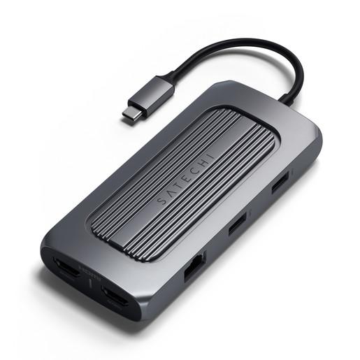 Док-станция Satechi Multiport MX для Apple, серый