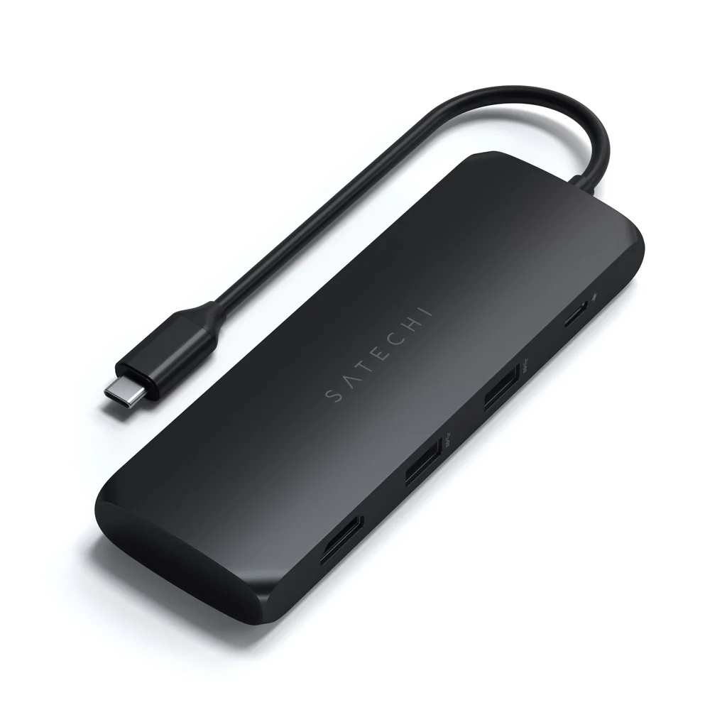 Док-станция Satechi Hybrid Multiport для Apple, черный