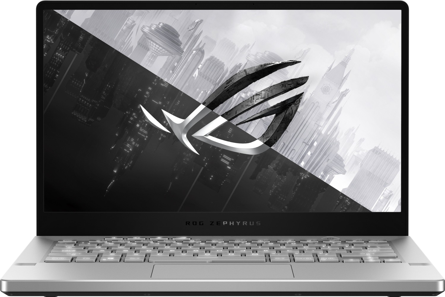 

Ноутбук ASUS ROG Zephyrus G14 GA401II-BM112 14" IPS 1920x1080, AMD Ryzen 5 4600HS 3GHz, 8Gb RAM, 512Gb SSD, NVIDIA GeForce GTX 1650 Ti-4Gb, без OC, белый (90NR03J5-M03200), GA401II-BM112