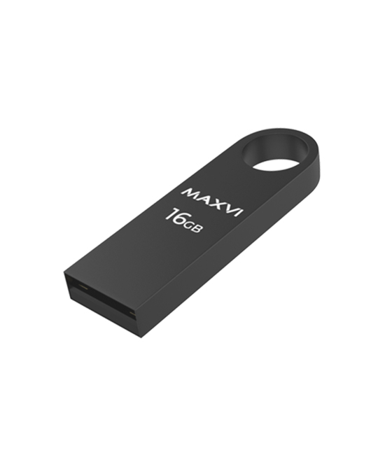 Флешка 16Gb USB 2.0 Maxvi, темно-серый (FD16GBUSB20C10MK)