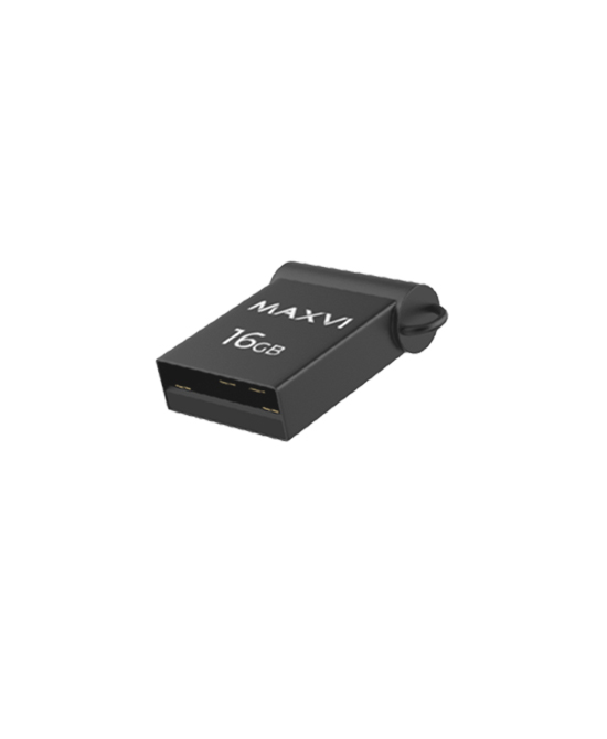 Флешка 16Gb USB 2.0 Maxvi, темно-серый (FD16GBUSB20C10MM)
