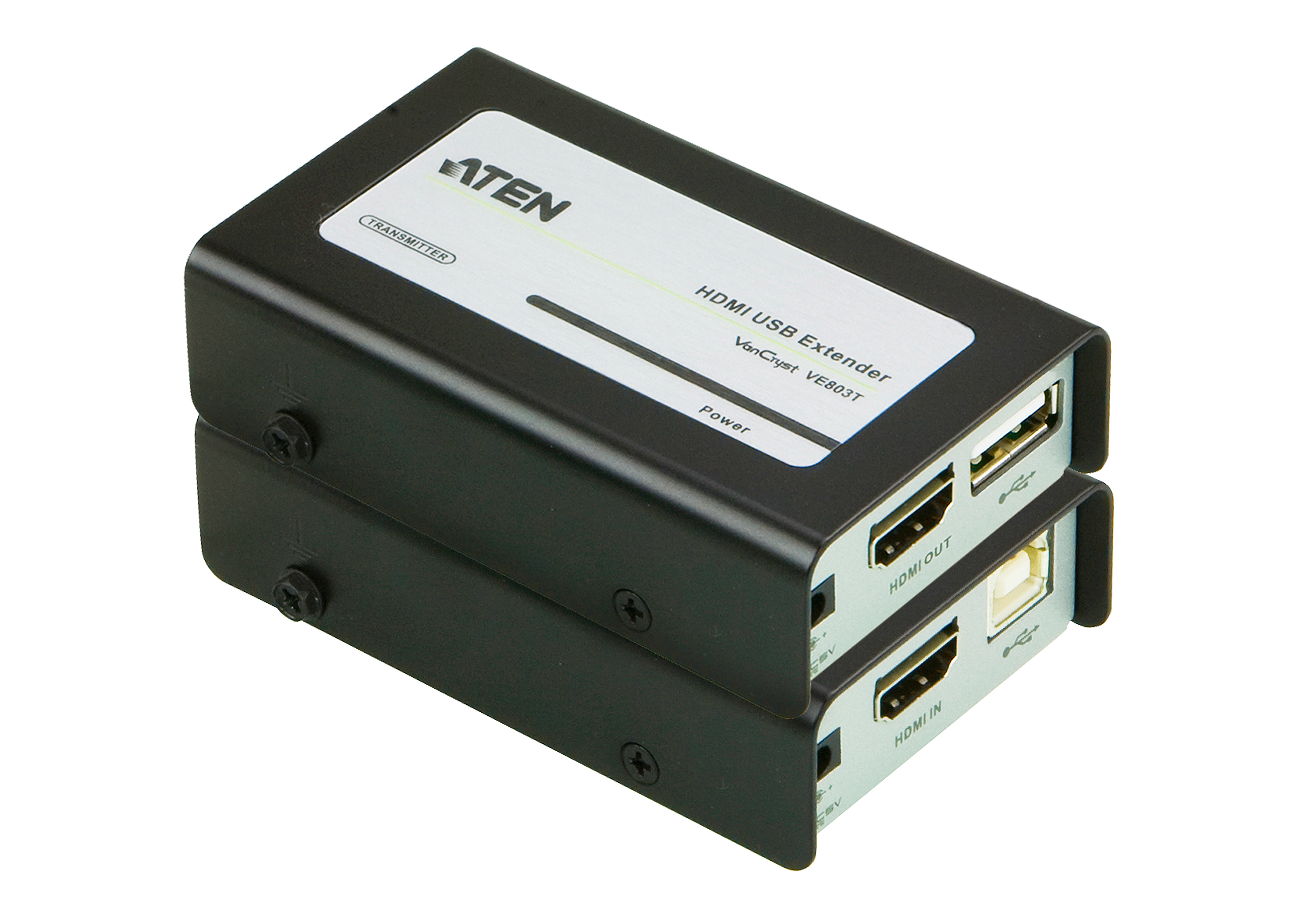 Усилитель сигнала ATEN VE803-AT-G 1xHDMIUSB-2xRJ-45 1920x1080 по витой паре до 60м 225 Гбитс VE803-AT-G 2020000₽