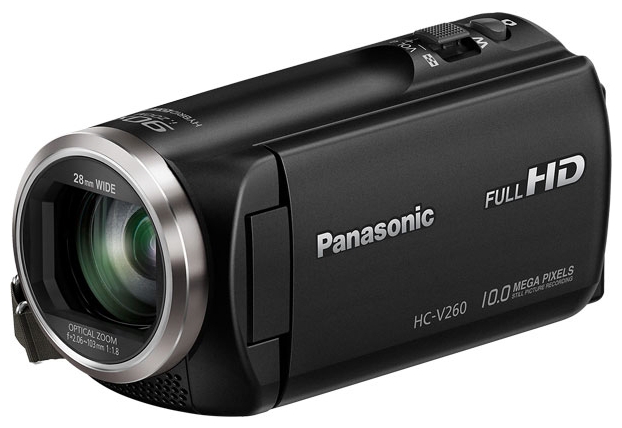 Видеокамера Panasonic HC-V260, черный