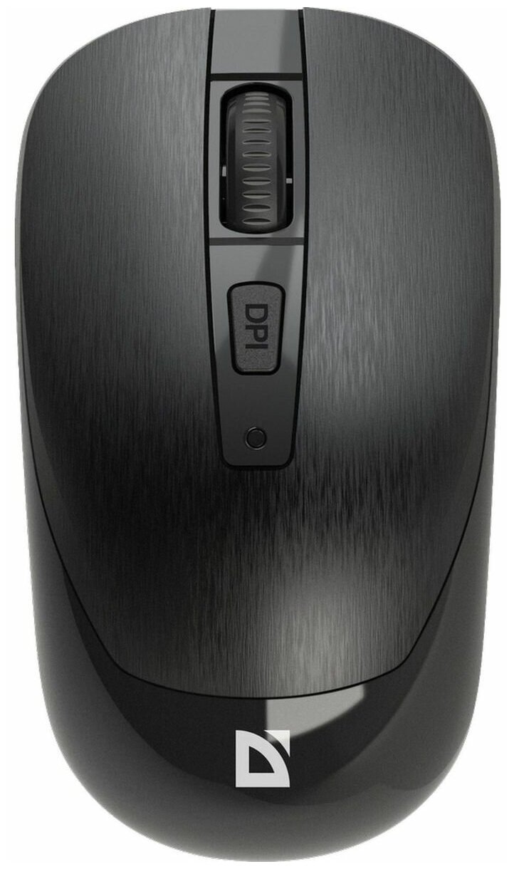 

Мышь беспроводная Defender Wave MM-995, 1600dpi, оптическая светодиодная, USB, черный (52995), Wave MM-995