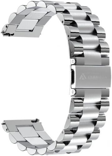 

Ремешок Lyambda универсальный, 20 мм, нержавеющая сталь, серебристый (DSG-05-20-SL), KEID