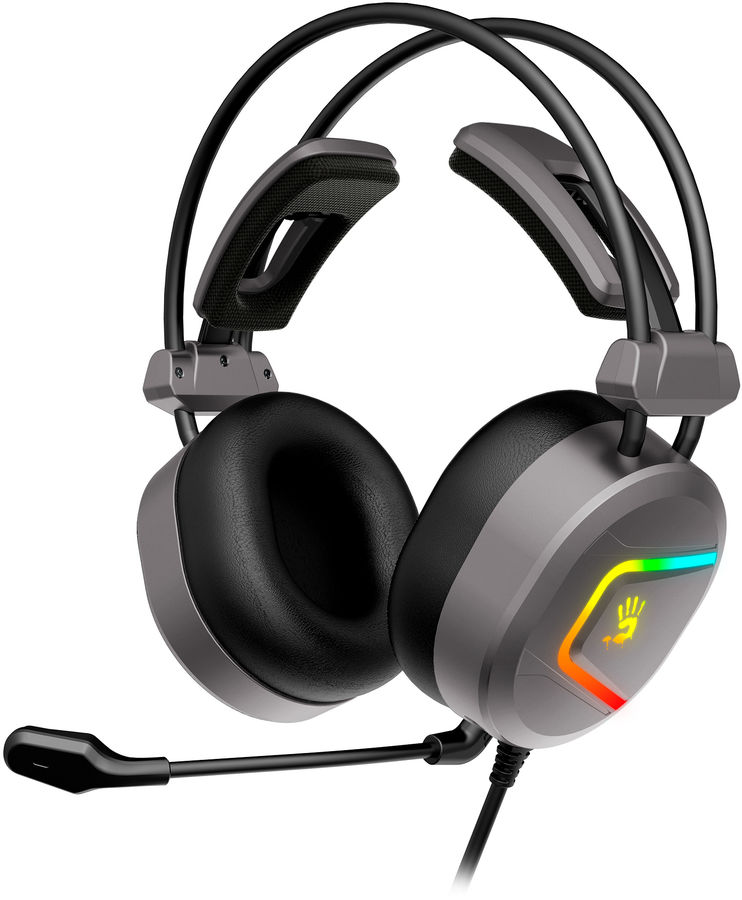 Проводная гарнитура A4Tech Bloody MC750, серый (MC750 GREY)