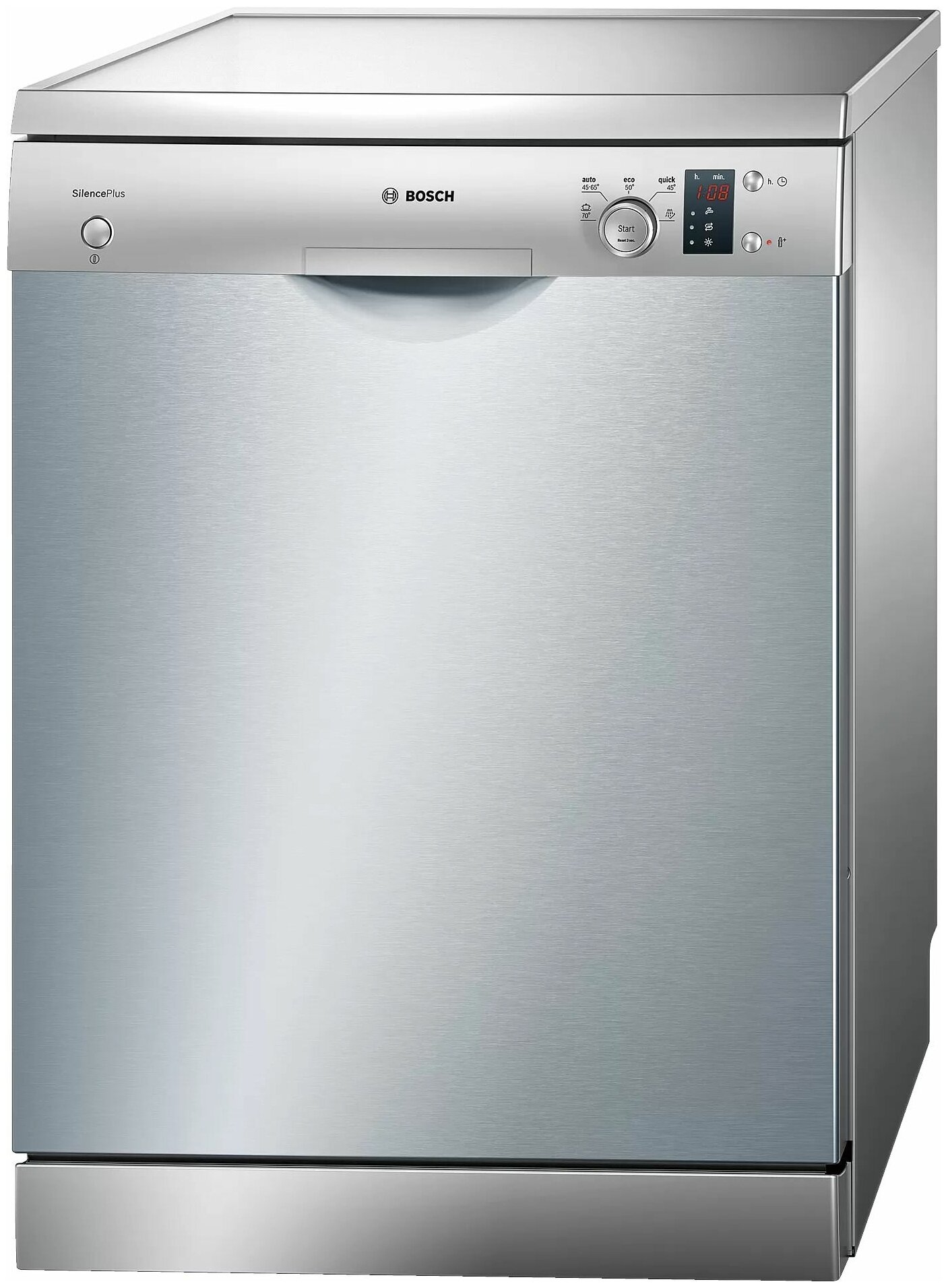 

Посудомоечная машина полноразмерная Bosch Serie 4 SMS50D08GC, серебристый (SMS50D08GC), SMS50D08GC