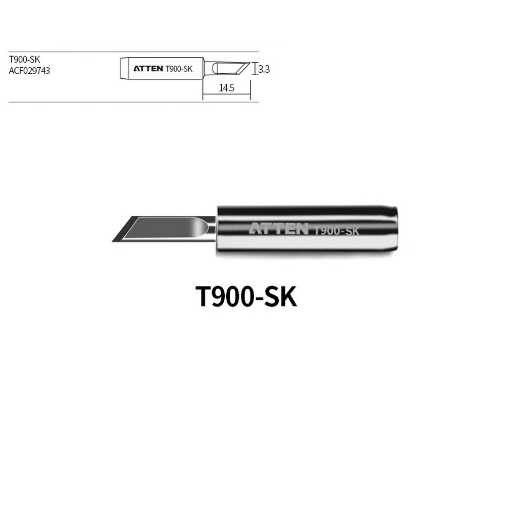 

Жало паяльное Atten T900-SK, 3.3мм, 1шт. (ACF029743), T900-SK