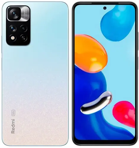 

Смартфон Xiaomi Redmi Note 11S 5G, 6.6" 1080x2400 IPS, MediaTek Dimensity 810, 4Gb RAM, 64Gb, 3G/4G/5G, NFC, Wi-Fi, BT, 3xCam, 2-Sim, 5000 мА⋅ч, USB Type-C, Android 11, голубой (MZB0BOORU), Redmi Note 11S 5G