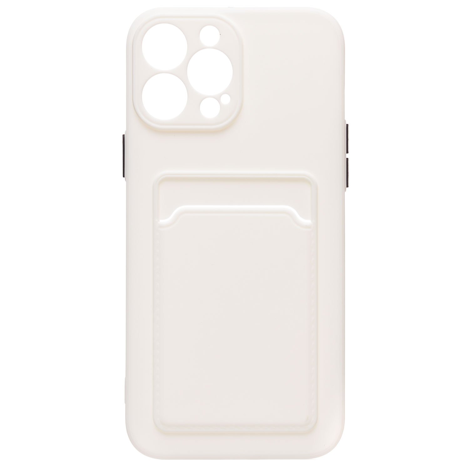 

Чехол-накладка SC315 с картхолдером для смартфона Apple iPhone 13 Pro Max, белый (214384)