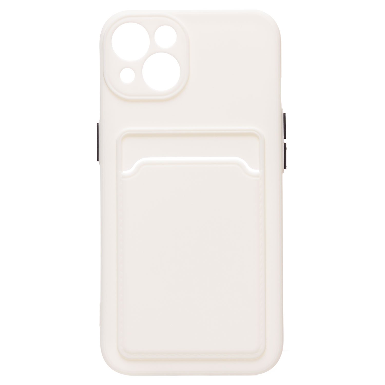 

Чехол-накладка SC315 с картхолдером для смартфона Apple iPhone 13, белый (214379)